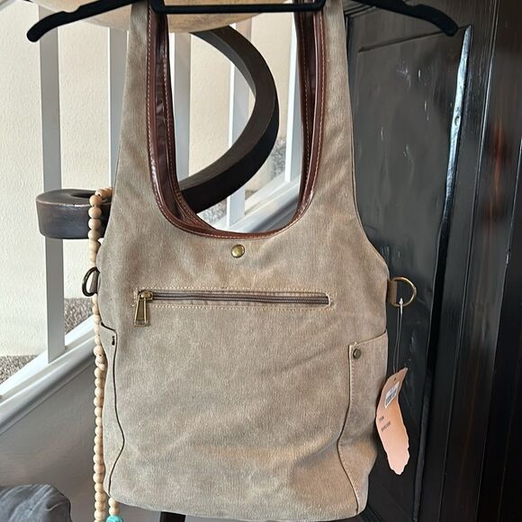 Shoulder /crossbody bag tan brand new - Picture 3 of 4